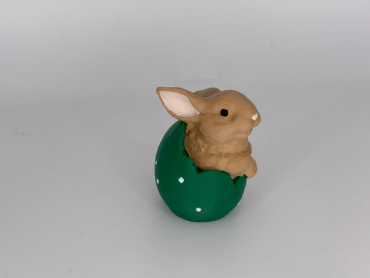 Hase in Osterei